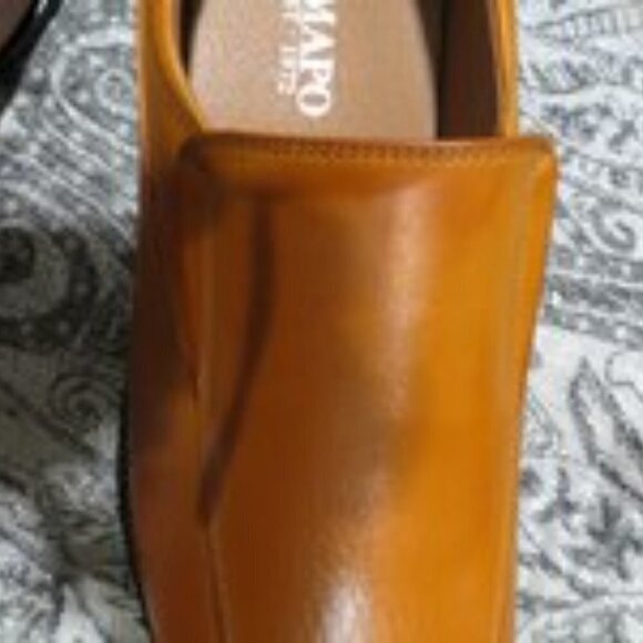 AMAPO Men's Square Toe Dress Shoes slip on Classic Business Men Oxfords 12 US - Picture 11 of 12